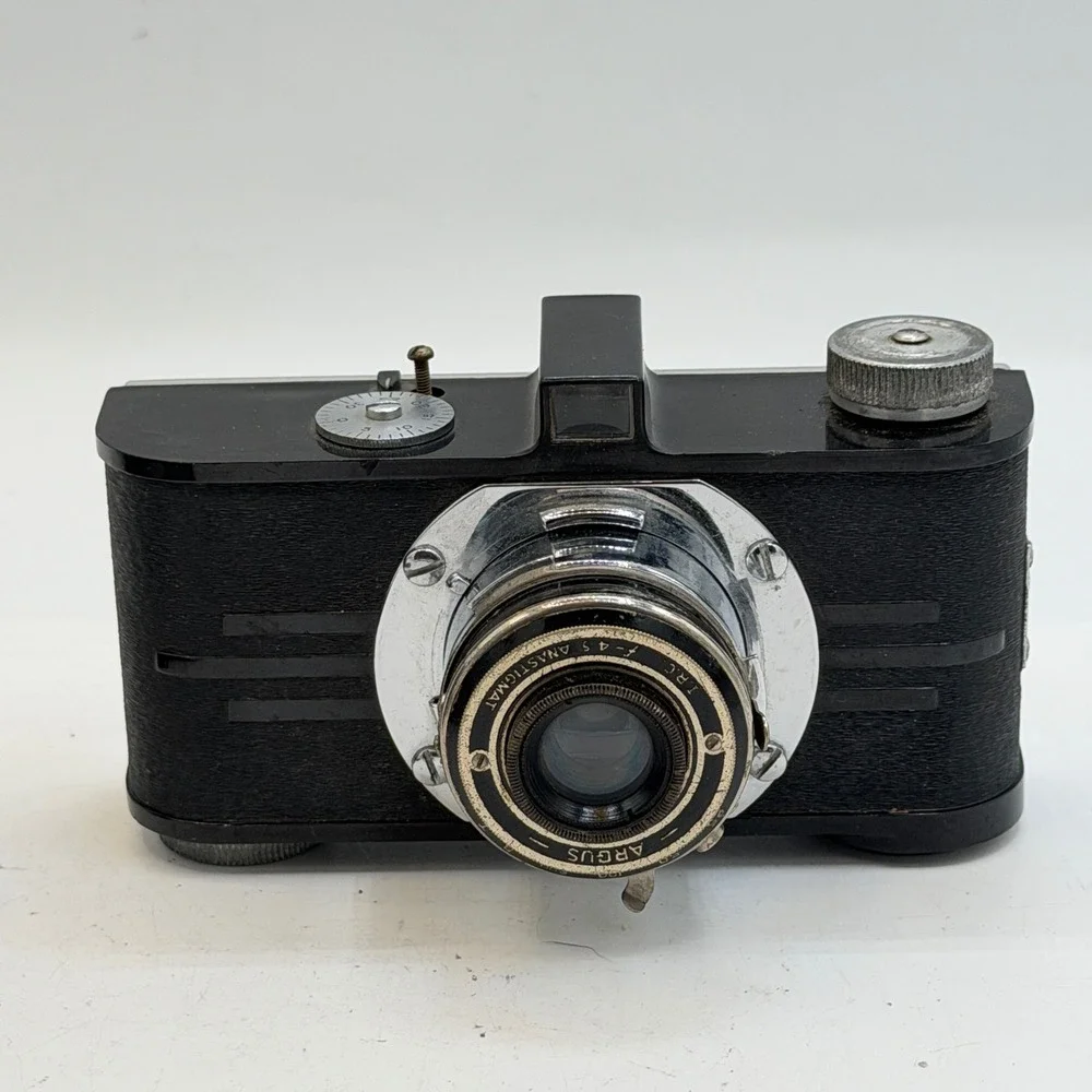 Vintage Camera Lot Canon Sure Shot AF35M II Olympus Samoca 35 II Argus A AS-IS